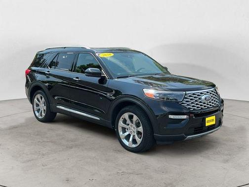 Black Metallic 2020 Ford Explorer Platinum