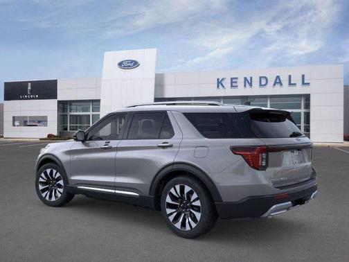 Gray Metallic 2026 Ford Explorer Platinum