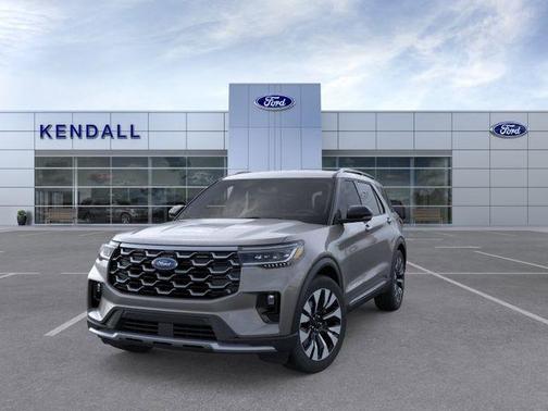 Gray Metallic 2026 Ford Explorer Platinum