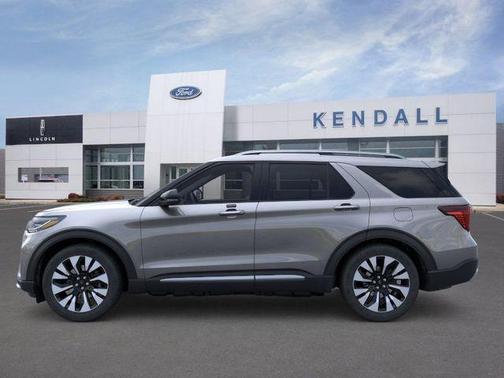 Gray Metallic 2026 Ford Explorer Platinum