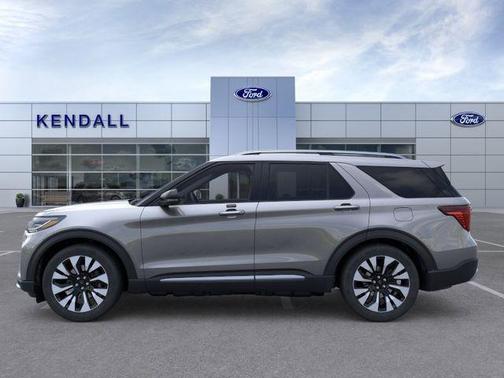 Gray Metallic 2026 Ford Explorer Platinum