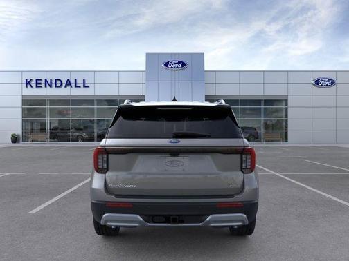 Gray Metallic 2026 Ford Explorer Platinum