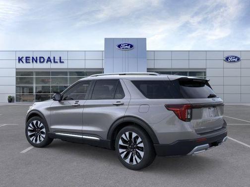 Gray Metallic 2026 Ford Explorer Platinum