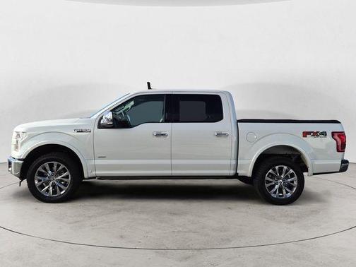 White Platinum Clearcoat Metallic 2017 Ford F-150 Lariat