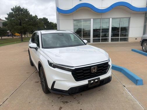 Platinum White 2026 Honda CR-V EX-L AWD