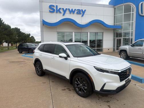 Platinum White 2026 Honda CR-V EX-L AWD
