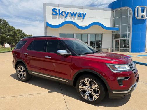 Ruby Red Metallic Tinted Clearcoat 2019 Ford Explorer Platinum