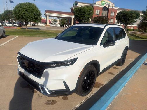 Platinum White Pearl 2026 Honda CR-V Hybrid Sport Touring AWD