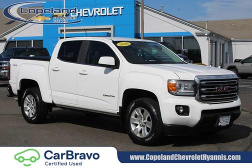 Summit White 2018 GMC Canyon SLE