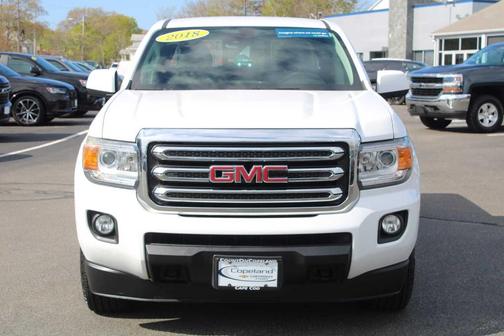 Summit White 2018 GMC Canyon SLE