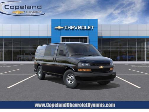 Black 2026 Chevrolet Express 3500 Work Van