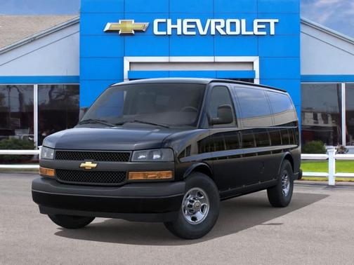 Black 2026 Chevrolet Express 3500 Work Van