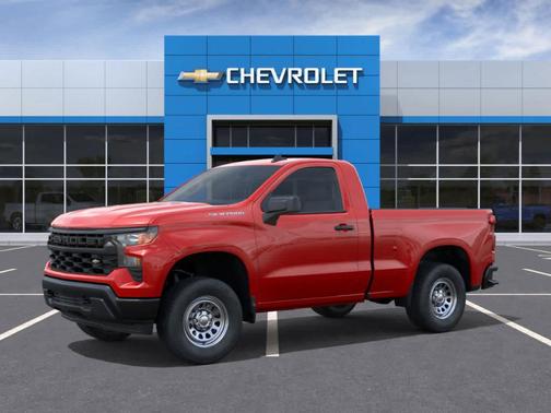 Red 2026 Chevrolet Silverado 1500 WT