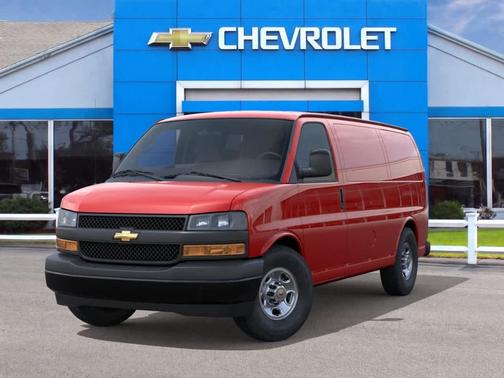 Red 2026 Chevrolet Express 2500 Work Van