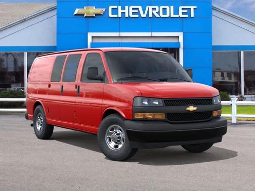 Red 2026 Chevrolet Express 2500 Work Van