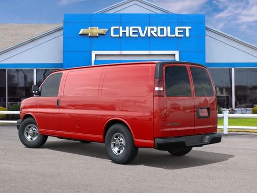 Red 2026 Chevrolet Express 2500 Work Van