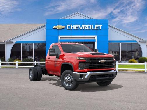 Red 2026 Chevrolet Silverado 3500 WT