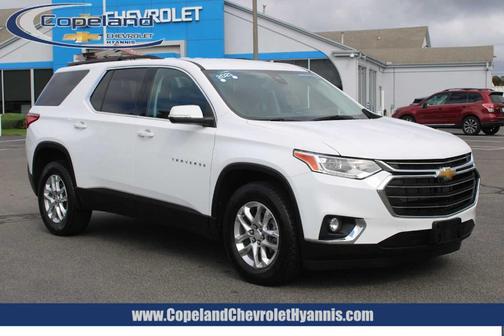 Summit White 2021 Chevrolet Traverse LT Cloth