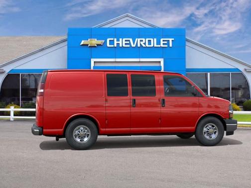 Red 2026 Chevrolet Express 2500 Work Van