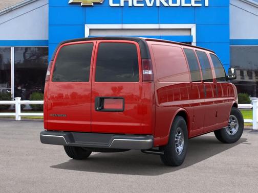 Red 2026 Chevrolet Express 2500 Work Van