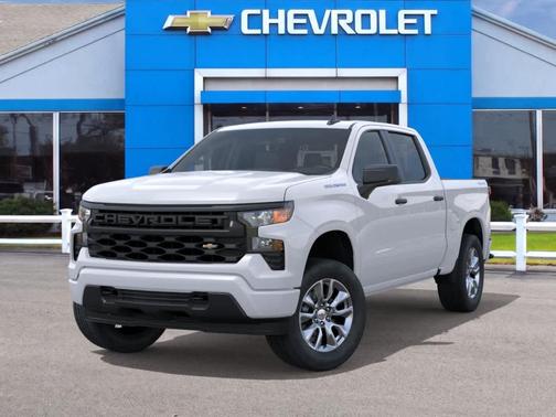 Summit White 2026 Chevrolet Silverado 1500 Custom