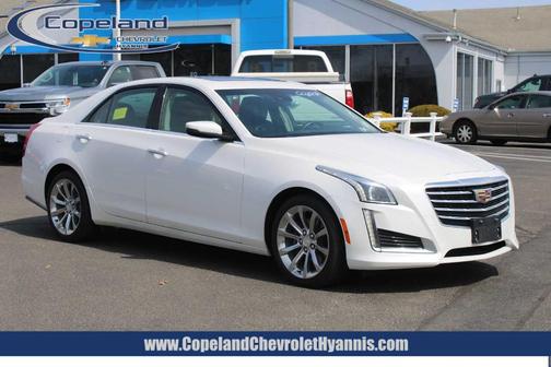 Crystal White Tri-Coat 2019 Cadillac CTS 3.6L Luxury