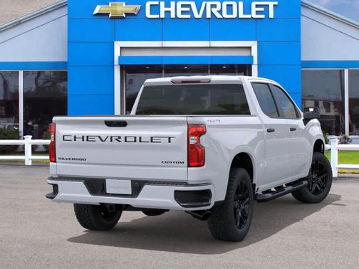 Summit White 2026 Chevrolet Silverado 1500 Custom