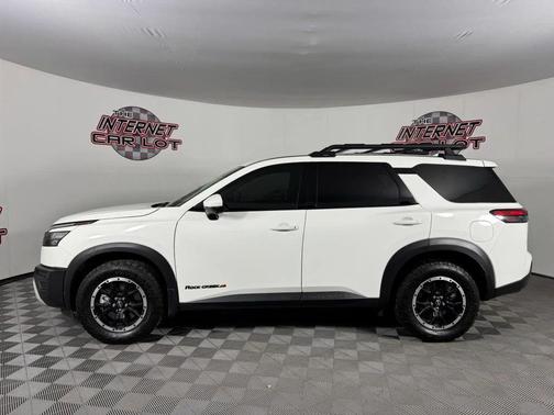 White 2025 Nissan Pathfinder Rock Creek Sport Utility 4D