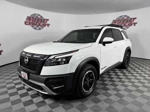 White 2025 Nissan Pathfinder Rock Creek Sport Utility 4D