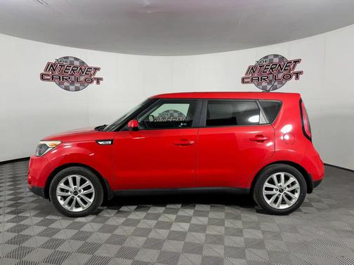 Red 2017 Kia Soul +