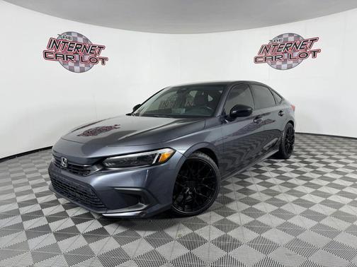Gray 2022 Honda Civic Sport