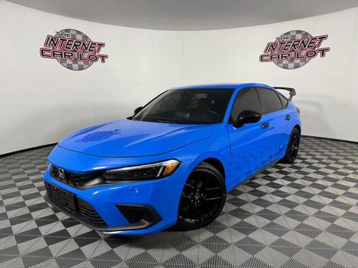 Blue 2023 Honda Civic Sport