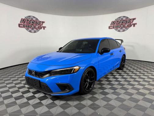 Blue 2023 Honda Civic Sport
