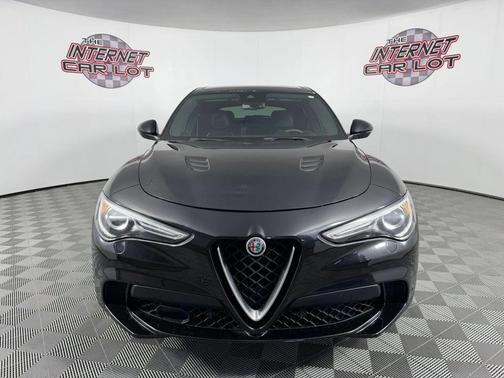 Black 2018 Alfa Romeo Stelvio Ti Sport