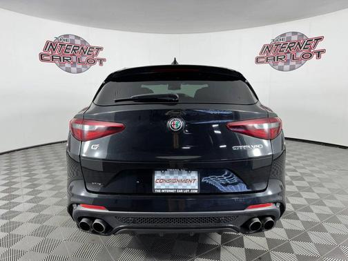 Black 2018 Alfa Romeo Stelvio Ti Sport