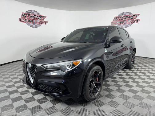 Black 2018 Alfa Romeo Stelvio Ti Sport