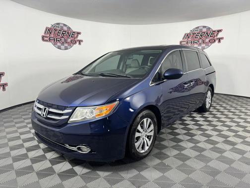 Blue 2015 Honda Odyssey EX-L