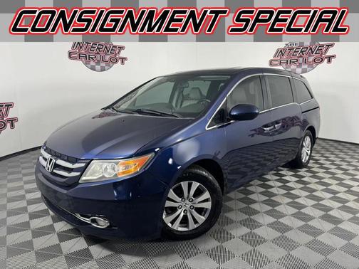 Blue 2015 Honda Odyssey EX-L