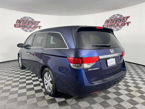 Blue 2015 Honda Odyssey EX-L