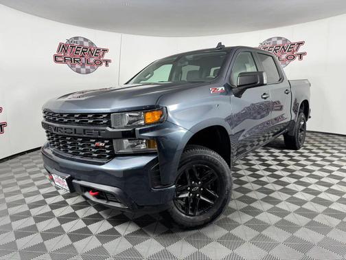 Gray 2021 Chevrolet Silverado 1500 Custom Trail Boss