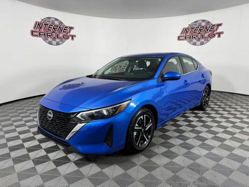 Blue 2025 Nissan Sentra SV