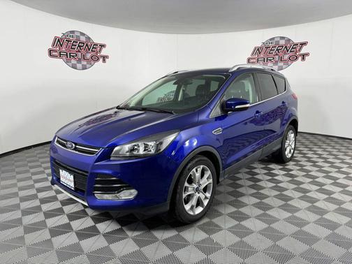 Blue 2014 Ford Escape Titanium