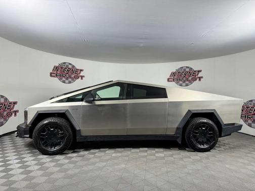 Silver 2024 Tesla Cybertruck All-Wheel Drive Pickup 4D 6 ft