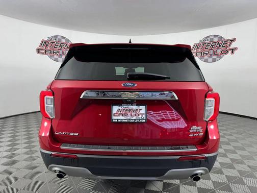 Red 2023 Ford Explorer Limited Sport Utility 4D