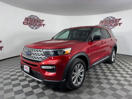 Red 2023 Ford Explorer Limited Sport Utility 4D