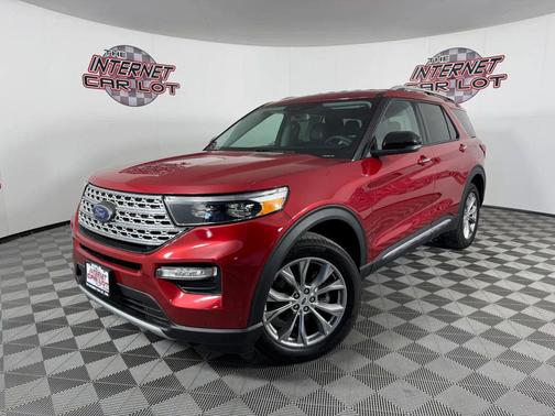Red 2023 Ford Explorer Limited Sport Utility 4D