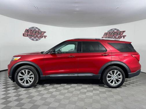 Red 2023 Ford Explorer Limited Sport Utility 4D