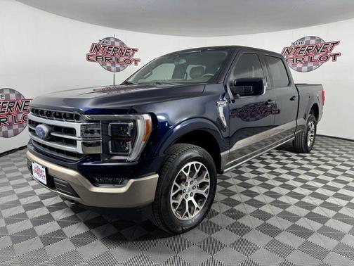 Blue 2021 Ford F-150 King Ranch Pickup 4D 6 1/2 ft