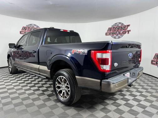 Blue 2021 Ford F-150 King Ranch Pickup 4D 6 1/2 ft
