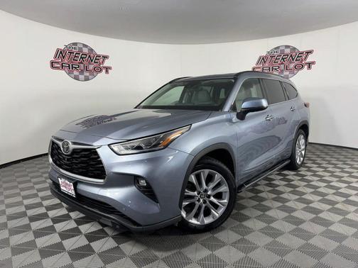 Blue 2020 Toyota Highlander Limited